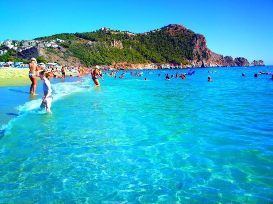 Palm Beach Cleopatra House, Beautiful Private Apartment Just 300 Meters To Cleopatra Beach 14 With Umbrellas, Bikes And Many Extras Included! Alanya Exterior foto